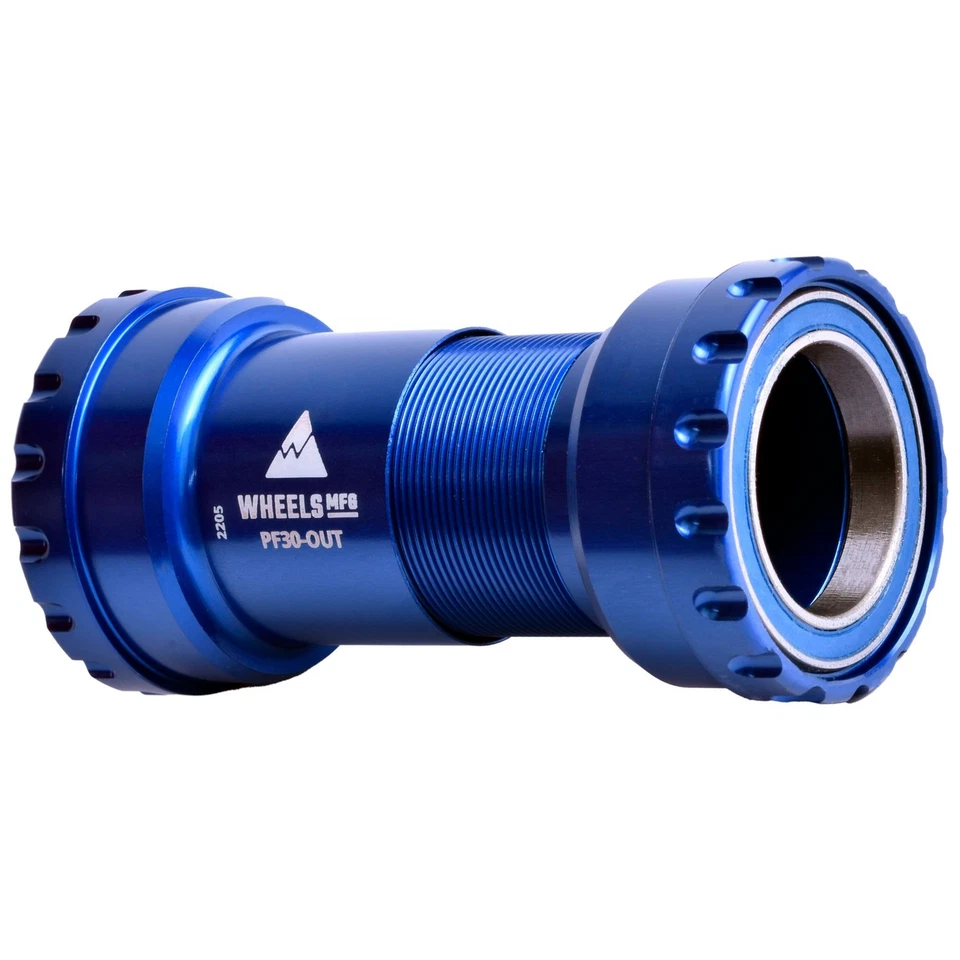Ruedas Mfg PF30 a Fueraborda BB, Modelo Base 30mm, Azul Foto 1 de 1