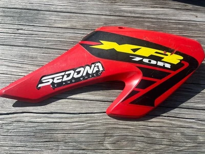 2001-2003 Honda XR 70R OEM Right Gas Fuel Tank Side Fairing Cover Shroud Plastic - Image 1 of 4