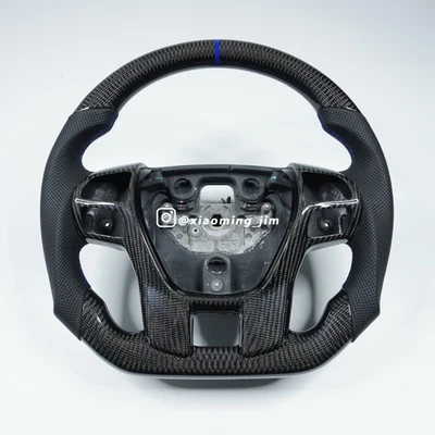 Volante Alcántara de fibra de carbono real para Ford Ranger Everest Foto 1 de 4