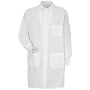 Red Kap Unisex Specialized Cuffed Lab Coat with Interior Pocket - Picture 1 of 3
