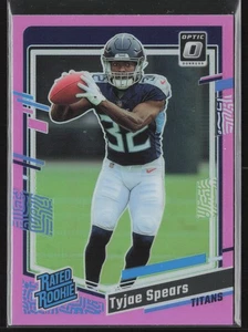 2023 Donruss Optic #297 Tyjae Spears Pink - Picture 1 of 2