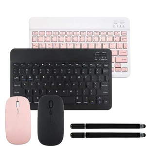  Wireless Bluetooth Keyboard Mouse Touch pen For Samsung/PC/Laptop /iPad/Tablet - Picture 1 of 10