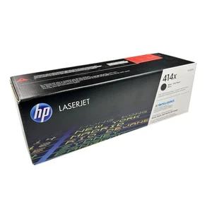 AUTHENTIQUE cartouche de toner haut rendement HP 414X NOIR W2020X NEUVE boîte scellée - Photo 1/12