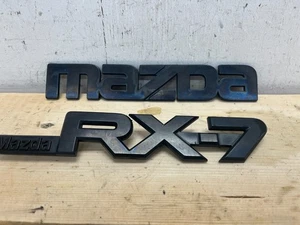 1986-1991 OEM Mazda FC FC RX7 Rear Badge Logo Emblem SET - Bild 1 von 11