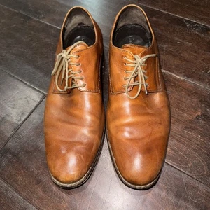 COLE HAAN AIR COLTON BROWN LEATHER SADDLE OXFORDS SZ US 10.5 M C09021 U D1 - Picture 1 of 4