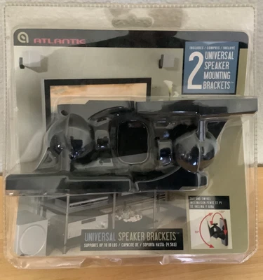 Atlantic Package Of  2 Universal Speaker Tilt Swivel Mounting Brackets 10# Max - Image 1 of 3