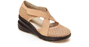Cuña sin cordones Jambu Belice (bronceado y mostaza) - Imagen 1 de 2