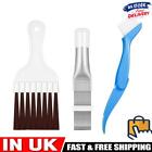 3pcs Air Conditioning Fin Comb Brush Kit Radiator Blade Condenser Cleaning Tools