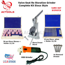 Valve Seat Re Storation Grinder Complete Kit Sioux Style USA ACTOOLS