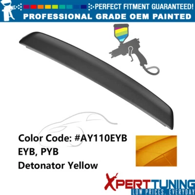 Fits 08-23 Dodge Challenger Trunk Spoiler Wing ABS Painted #PYB Detonator Yellow Foto 1 de 4