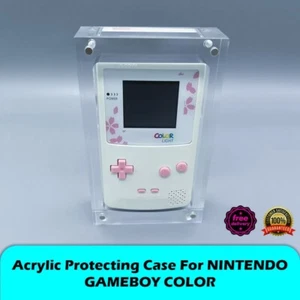 GBC Game Boy Color Console Acrylic Magnetic Protecting Show Case For Nintendo US - Picture 1 of 5
