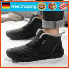 New Men Ankle Boots Rubber Sole Waterproof Cotton Warm Shoes Anti-Brief Outdoor S