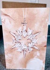 2007 SWAROVSKI BLANK GIFTNOTE CARD w Green&Gold ENVELOPE Annual Edition Ornament - Picture 1 of 5