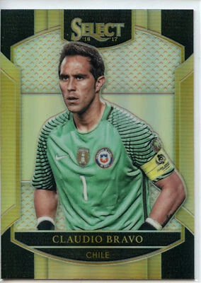 2016-17 Panini Select Terrace HOLO SILVER Prizm #37 Claudio Bravo - Chile - Image 1 of 2