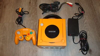 Nintendo GameCube Console + Controller + Accessory NTSC-U/C  orange JAPAN - Image 1 of 4