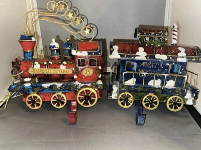 Juego de colgadores de medias de motor de tren expreso Target Christmas de colección Foto 1 de 4
