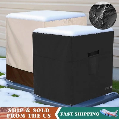 Air Conditioner Cover Heavy Duty Central AC Outdoor Protect Waterproof Dustproof - Image 1 of 4