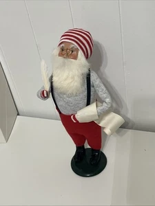 Byers Choice 1989 Santa Claus with a Long Quill Pen and his List MINT!! - Picture 1 of 12