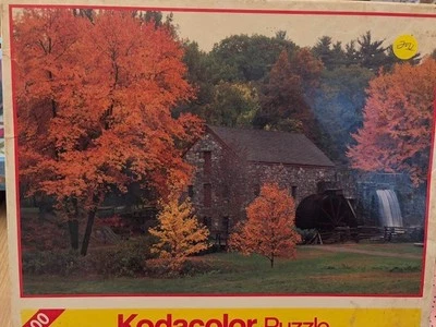 Puzzle Kodacolor Sudbury Grist Mill Massachusetts 2000 piezas 26x39 desde 1992 ¡¡NUEVO!!! Foto 1 de 4