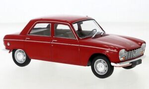 Whitebox WHT124181  Peugeot 204 Rouge - 1968  1/24