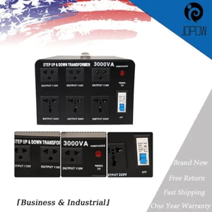 Convertidor transformador de voltaje 3000W paso arriba/abajo 110-120V a 220-240V nuevo - Imagen 1 de 12