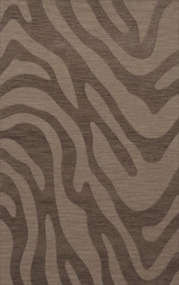Gray Swirls Lines Stripes Transitional Area Rug Animal Print DV2 - Image 1 of 2