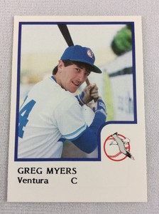 1986 Ventura Gulls-ProCards Minor League Baseball Card-Greg Myers
