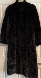 Dreamy Full Length Women’s Real Mink Fur Coat Size Small 47”Long - Picture 1 of 7