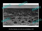 Old Large Historic Photo Of Flin Flon Manitoba The Town & Buildings C1920