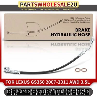 Manguera hidráulica de freno delantera izquierda izquierda para Lexus GS350 2007 2008 2009 2010 2011 AWD Foto 1 de 4