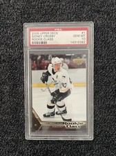 2005 Upper Deck Rookie Class #1 SIDNEY CROSBY Rookie Card RC PSA 10 *382