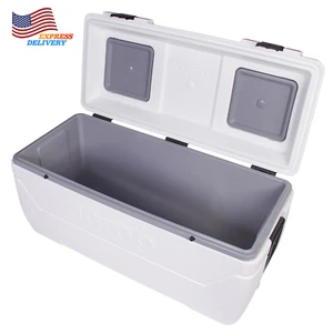 Igloo 165-Quart Maxcold Cooler Ice Chest 280 Can Capacity Drainplug Beach NEW - Picture 1 of 12