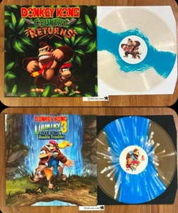 Donkey Kong Country 3 Dixie Kong / Returns soundtrack vinyl record SET Nintendo - Picture 1 of 1