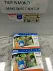 (LOT OF 2) Dell Premium Photo Paper 4 x 6 High Gloss 100 Sheets Each (#12DB2UP