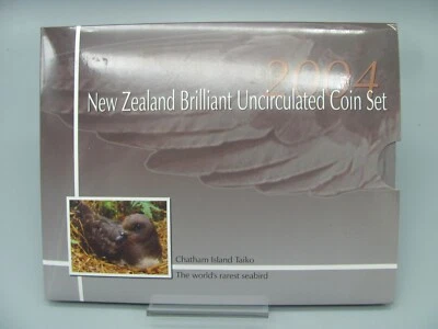 2004 Новая Зеландия блестящий не бывшие в обращении монеты набор Чатем остров Тайко - Изображение 1 из 4
