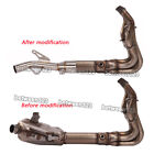 For Kawasaki Z900 2017~2019 Motorcycle Exhuast Middle Link Pipe Replace Catalyst