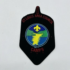 St Louis Area Council Camps Felt Patch Boy Scouts BSA Vintage - Picture 1 of 4