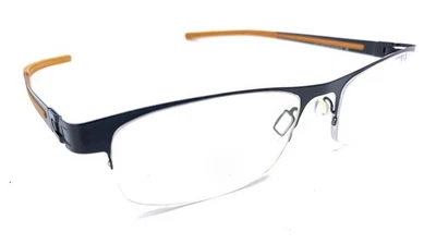 Marcos de gafas Prodesign Denmark 6121 c.6521 negro naranja media montura 55-18 140 Foto 1 de 4
