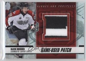 2012-13 ITG Heroes and Prospects Black Slater Koekkoek #SSM-15 Patch