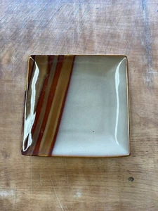 Sango AVANTI BROWN 4722 SQUARE Salad Plate 7 3/4" 1 ea    8 available - Picture 1 of 3