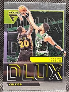 Jayson Tatum Boston Celtics DLUX Insert 2022-23 Panini Flux Basketball Card NM