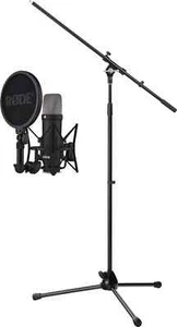 Rode NT1 Signature Black Mikrofon Set Mikrofonstativ mit Galgen Großmembran XLR - Bild 1 von 4