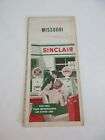 1950 Census Sinclair Missouri State Highway Travel Road Map~Box V2