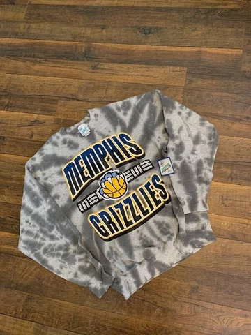 NBA MEMPHIS GRIZZLIES men's crew neck sweatshirt , tie dye, XL, NEW, '47 Cover