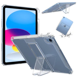Soft TPU Case For iPad Mini 6 8.3" iPad 5 6 7 8 9th Gen Clear Cover Hard Stand - Picture 1 of 19