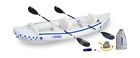 Sea Eagle 3 Person Inflatable Portable Sport Kayak Canoe w/Paddles