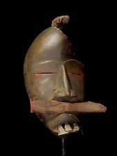 African mask antiques tribal Face vintage Wood Dan Mask-5083