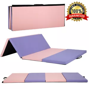 Estera de gimnasia 6'x4'x2" gruesa 4 plegables colchoneta de ejercicio para gimnasio en casa - Imagen 1 de 7