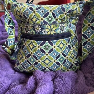Borsa a tracolla Vera Bradley margherita margherita boho floreale motivo ritirato Y2K - Foto 1 di 8