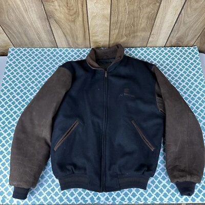 Vintage Golden Bear Wool Leather Varsity Jacket Made In USA Small - Image 1 of 4